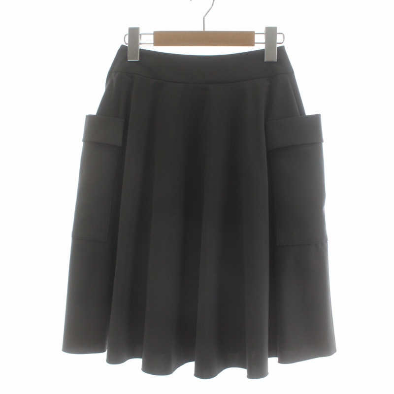 フォクシーニューヨーク FOXEY NEW YORK フレアスカート タック 