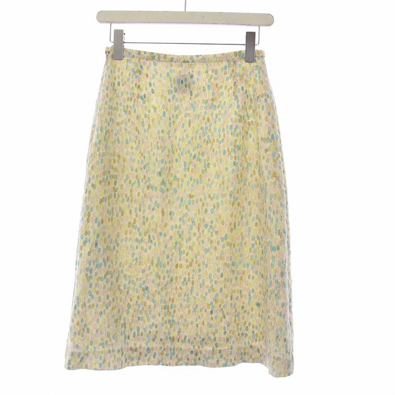 ミナペルホネン mina perhonen jelly beans タイトスカート ひざ丈 総  