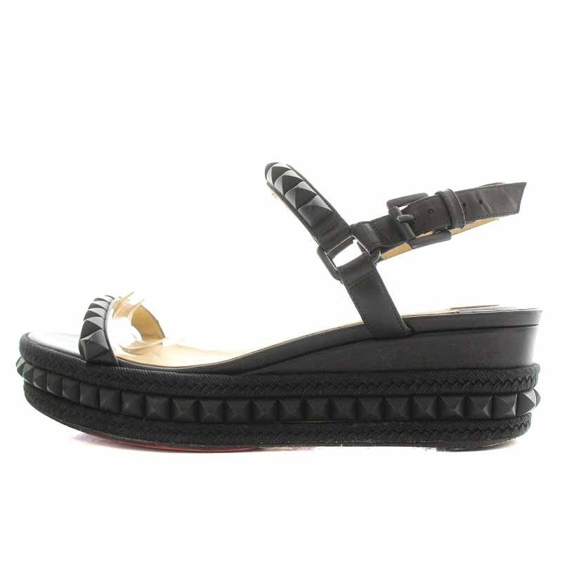 クリスチャンルブタン Christian louboutin ストラップサンダル 厚底  