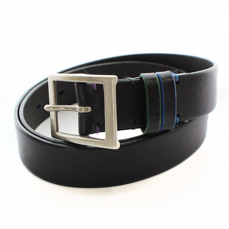 ポールスミスコレクション PAUL SMITH COLLECTION ベルト レザー M 黒 