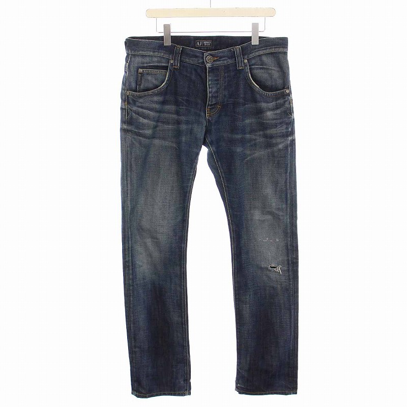 美品　現行品　アルマーニ　8A 142 140　デニム　パンツ　Gパン　ジーンズ ARMANI EXCHANGE アルマーニエクスチェンジ A|X ジーンズ デニム