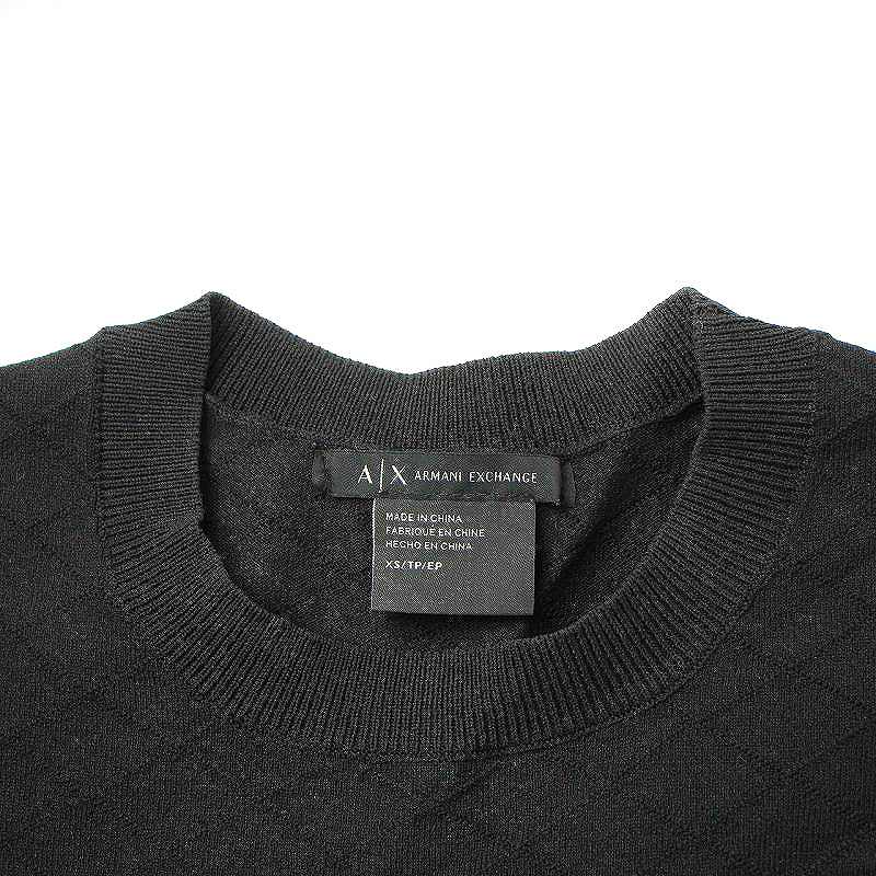 アルマーニエクスチェンジ A/X ARMANI EXCHANGE ニットワンピース ミニ 