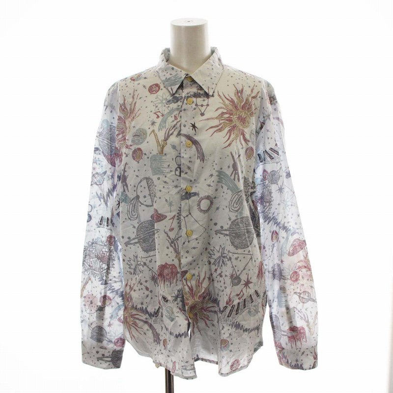 ポールスミスジーンズ Paul Smith JEANS シャツ ブラウス 長袖 宇宙柄