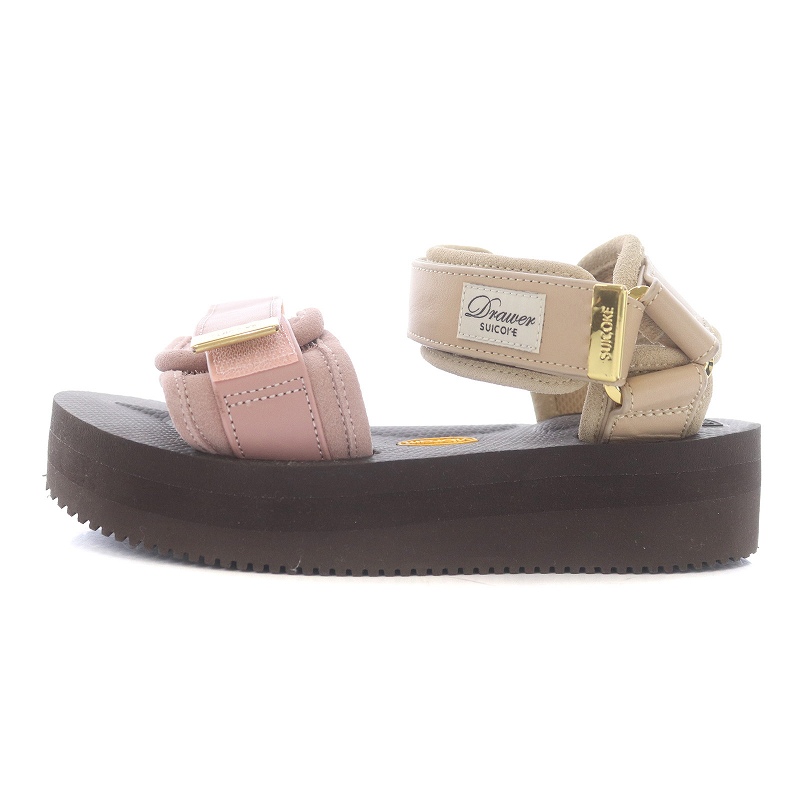 スイコック suicoke DRAWER別注 22SS マノロ ストラップサンダル 厚底  
