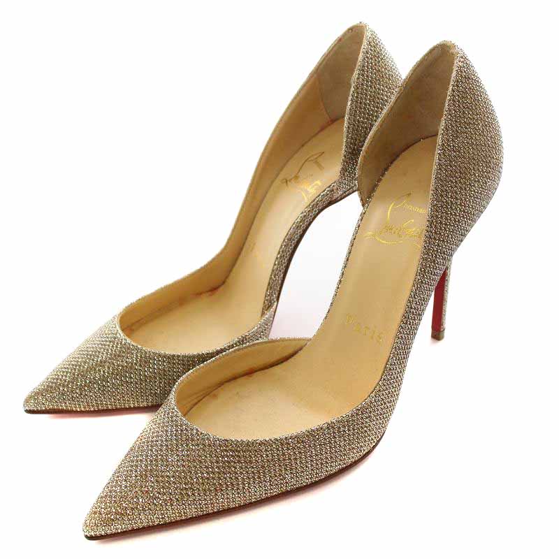 クリスチャンルブタン Christian louboutin パンプス ポインテッドトゥ 