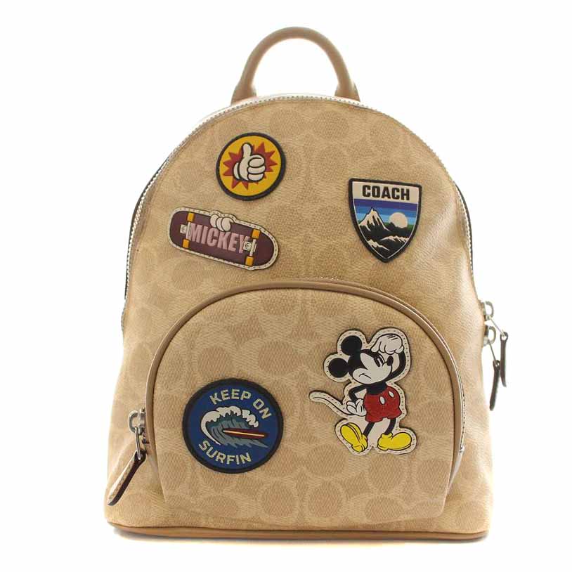 コーチ COACH Disney 日本限定 キャリー バックパック 23 シグネチャー 