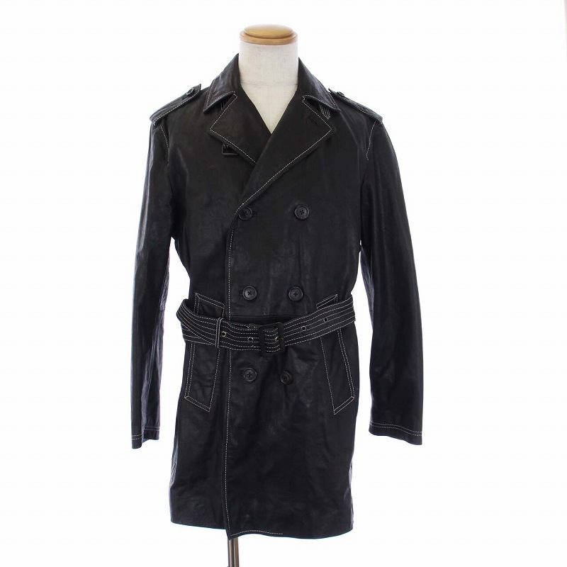 リコリス Licorice トレンチコート アウター ダブル ロング ステッチ  