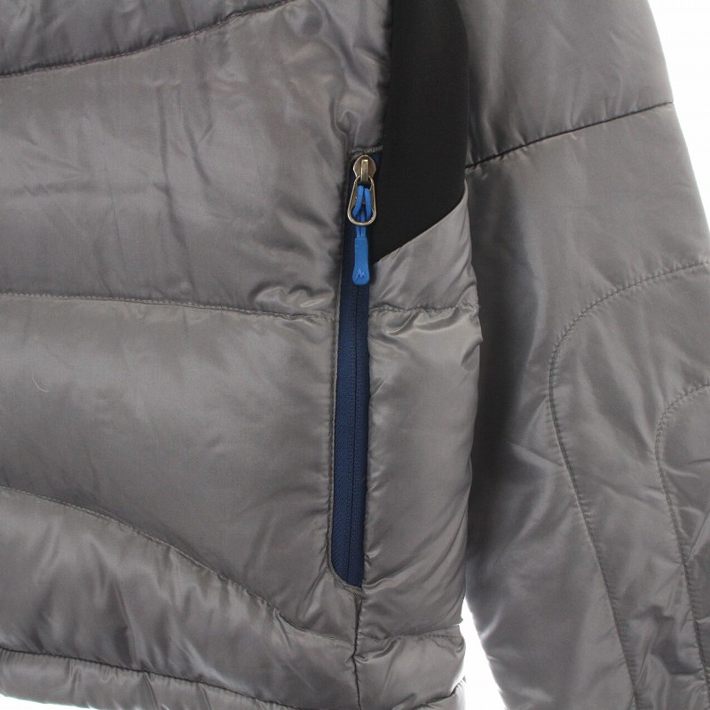 マーモット MARMOT ダウンジャケット フード ジップアップ ロゴ