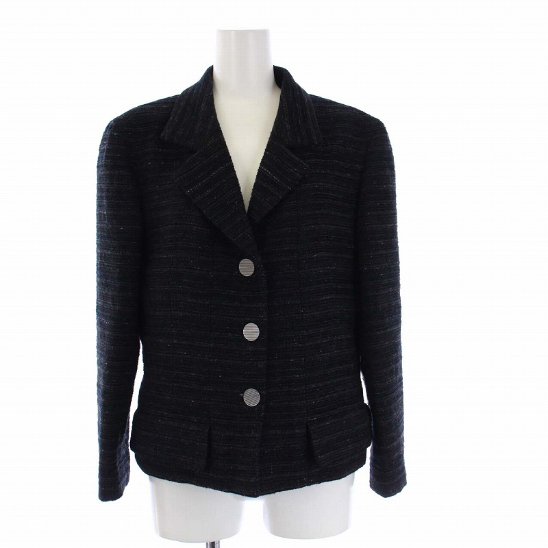 シャネル CHANEL 99A ヴィンテージ ツイード テラードジャケット 3B 