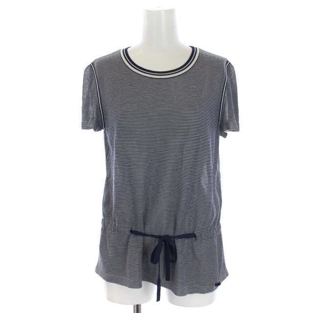 シャネル CHANEL ニット カットソー ボーダー 08C P32455K00673 半袖  