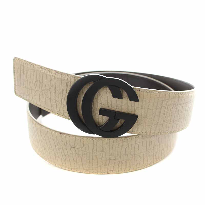 グッチ GUCCI ベルト レザー GGマーモント インターロッキング 85・34 