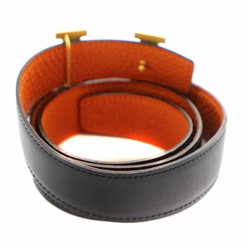 エルメス HERMES ベルト Hロゴバックル コンスタンス レザー □H刻印 
