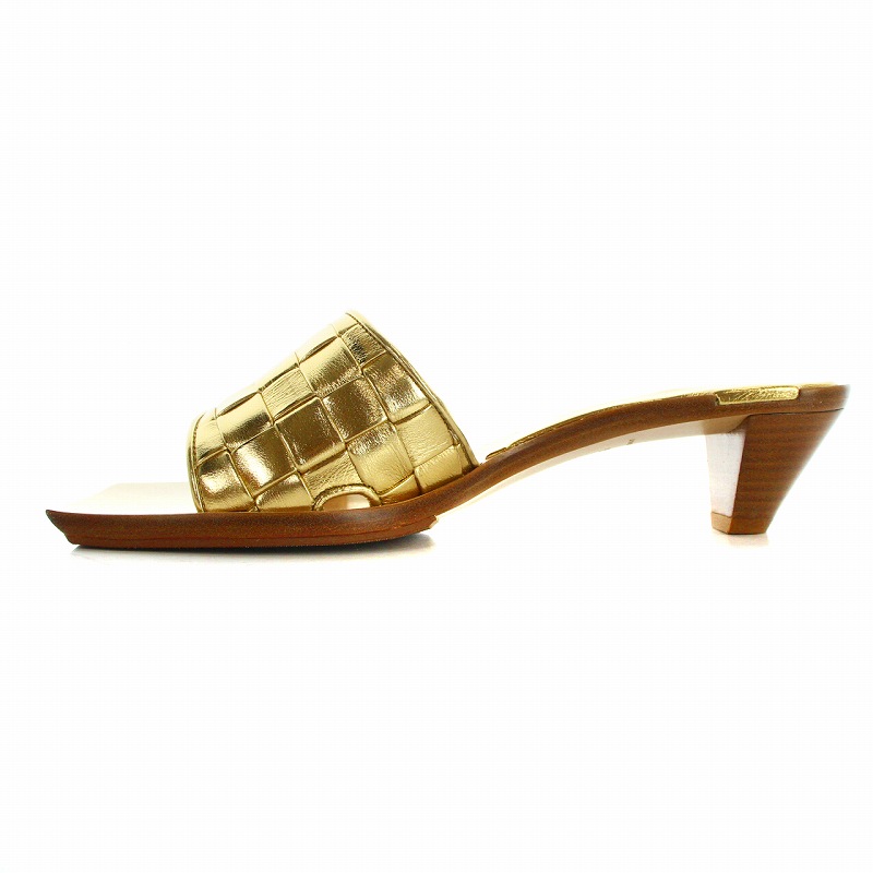 未使用品 ボッテガヴェネタ BOTTEGA VENETA サンダル ミュール 