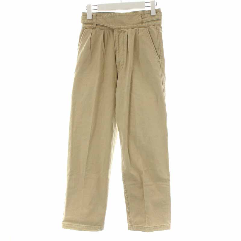 シンメ SINME グルカパンツ ロング コットン 28 S ベージュ /YI14  