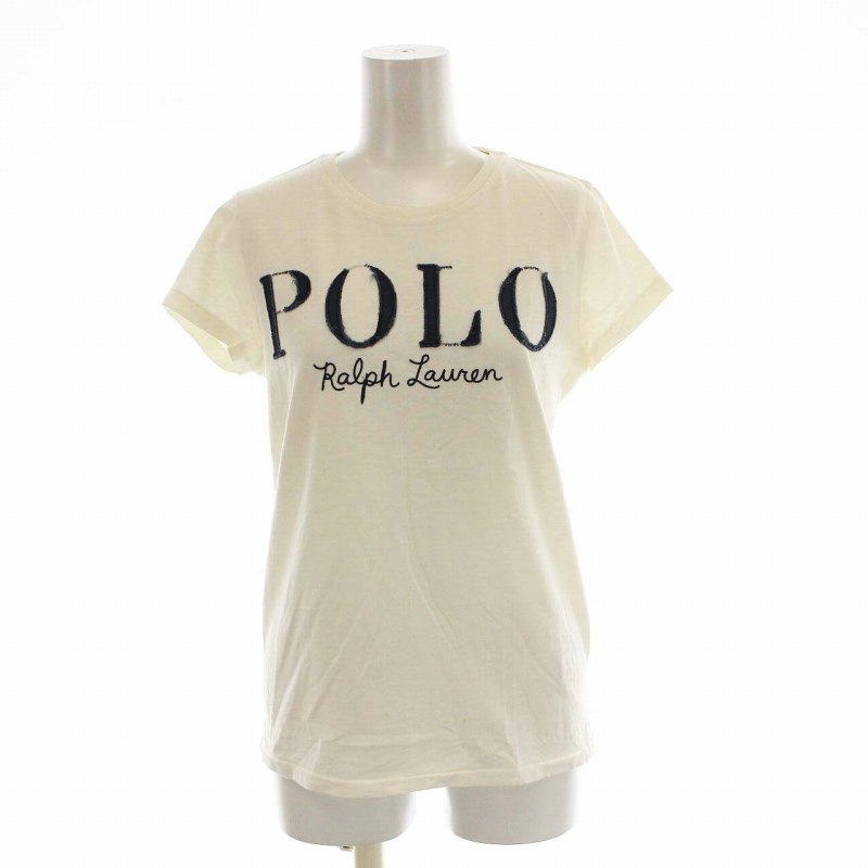 【新品未使用】ポロ ラルフローレン レディース 半袖 Tシャツ M タグ付き ポロ ラルフローレン レディース コットン Vネック ボーダー T