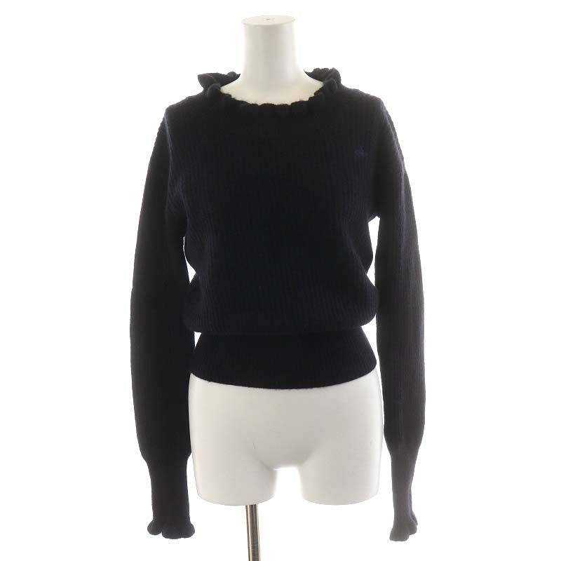 Vivienne Westwood RED LABEL 黒セーター Sサイズ Vivienne Westwood red label 「Vivienne label」 スウェット