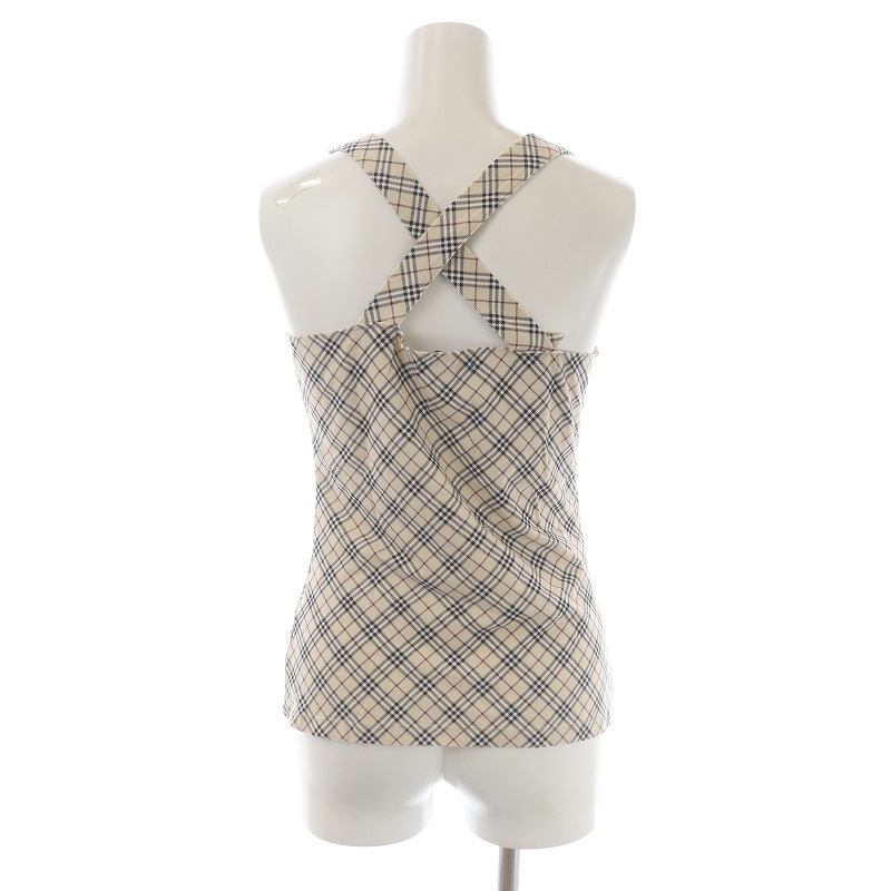 burberry バーバリー　ノバチェック　ホルターネック　ノースリーブ バーバリー ホルターネック ノースリーブカットソー ノバチェック