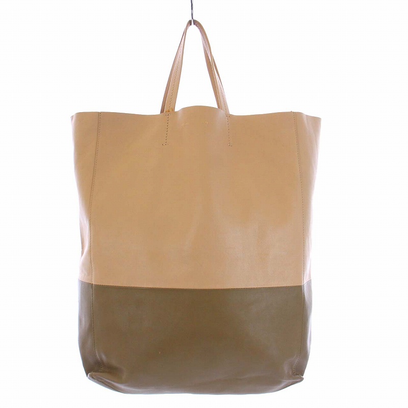 セリーヌ CELINE ホリゾンタルカバ バイカラー トートバッグ 