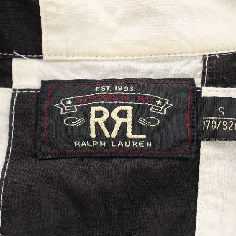 ダブルアールエル RRL RALPH LAUREN オープンカラーシャツ チェッカー 