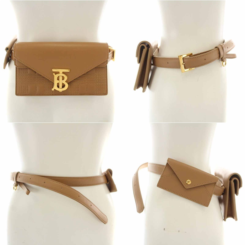 Burberry キルティングベルトバッグ ウエストポーチ