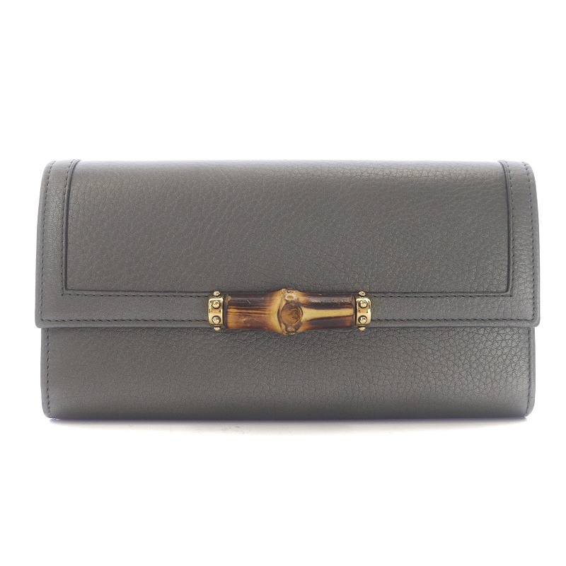 GUCCI 長財布 グッチ グッチ 長財布 エンボスロゴ レザー ブラック 658691 0AAAZ 1199
