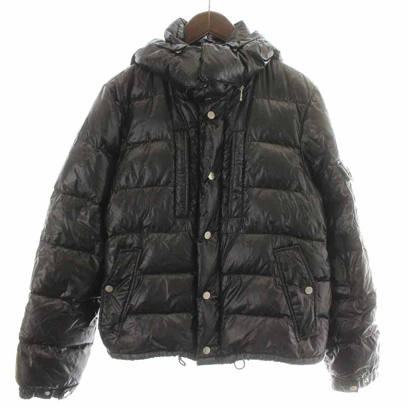 モンクレール MONCLER ダウンジャケット ハイネック フード ジップ 