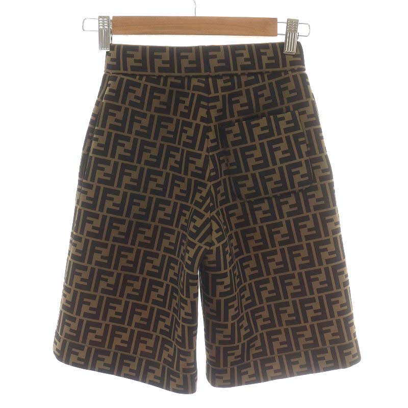 フェンディ FENDI KIDS ズッカ柄 ボンディング ショートパンツ 総柄 8A 