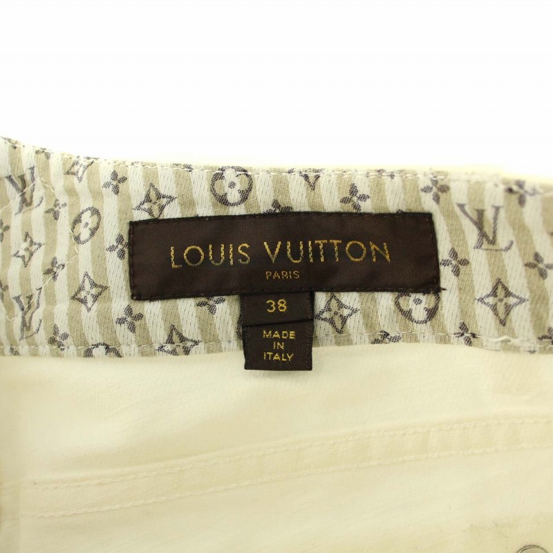 ルイヴィトン LOUIS VUITTON デニムパンツ ジーンズ ジップフライ 裏地 