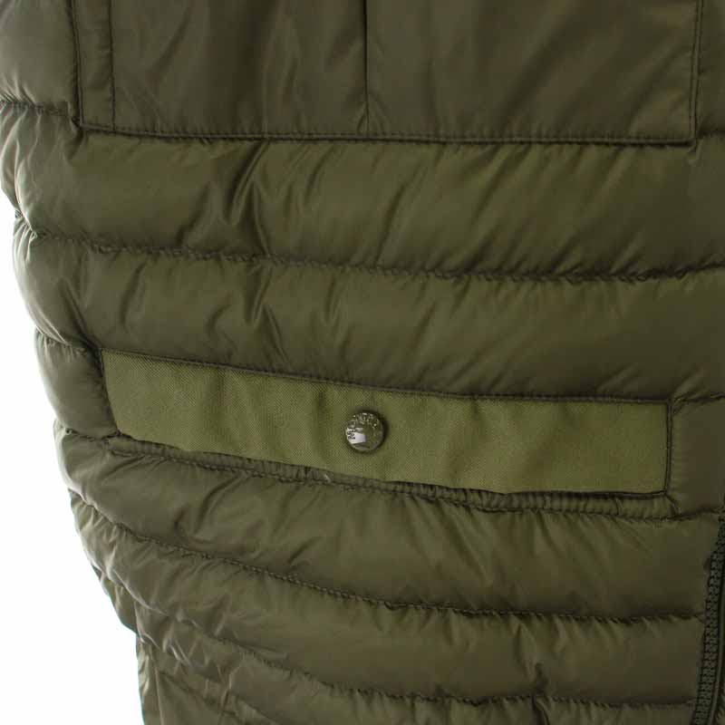 モンクレール Cedre ライトダウンコート レディース カーキ サイズ0