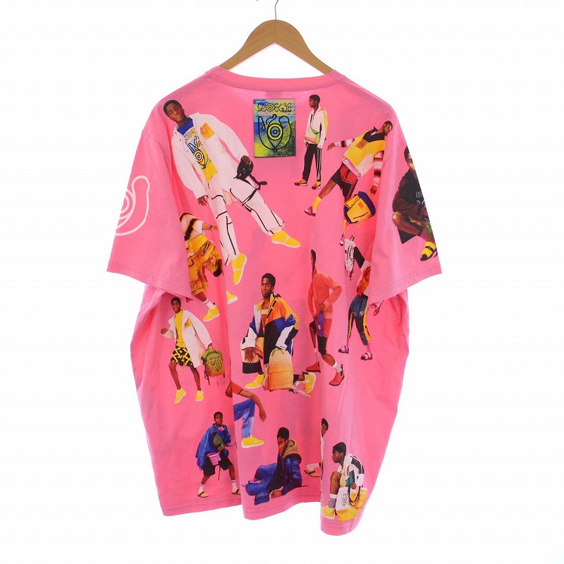 ロエベ LOEWE オーバーサイズ Tシャツ カットソー 半袖 総柄 ONE