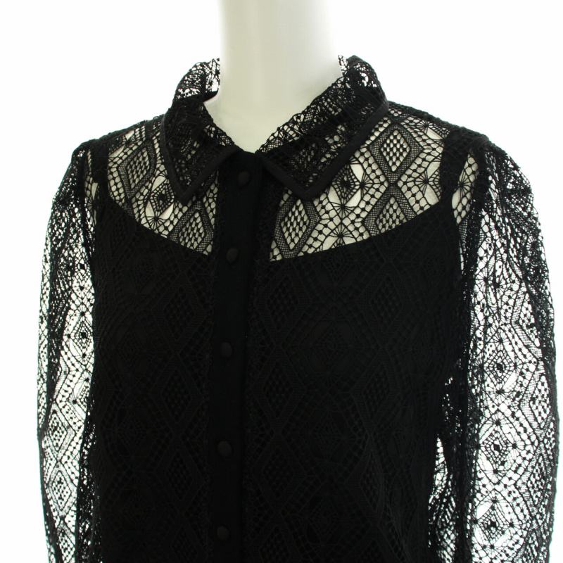 アメリヴィンテージ Ameri VINTAGE 21SS LACE POLO SHIRT レース 