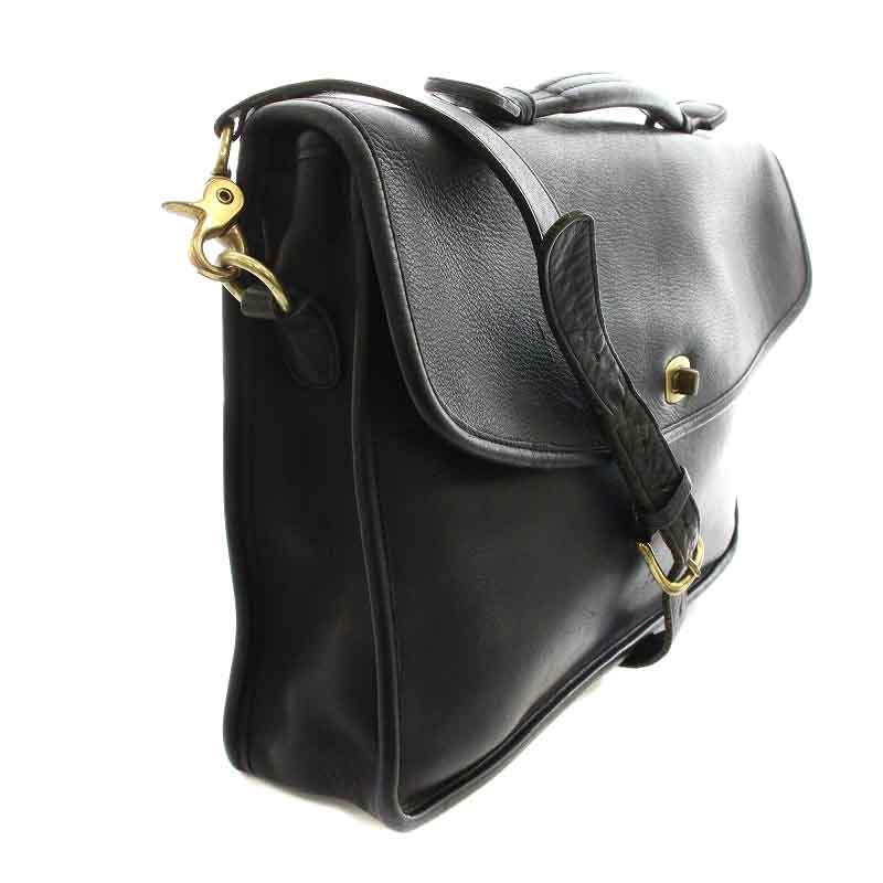 コーチ 2way ビジネスバッグ ショルダー オールレザー 70455（1円 【極  