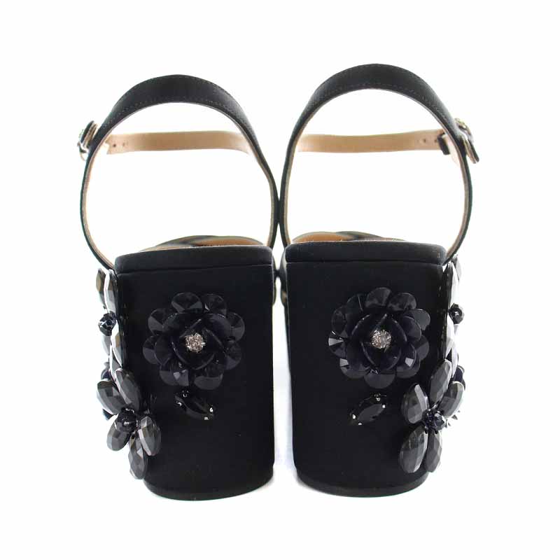 MARC JACOBS ブラックストラップサンダル