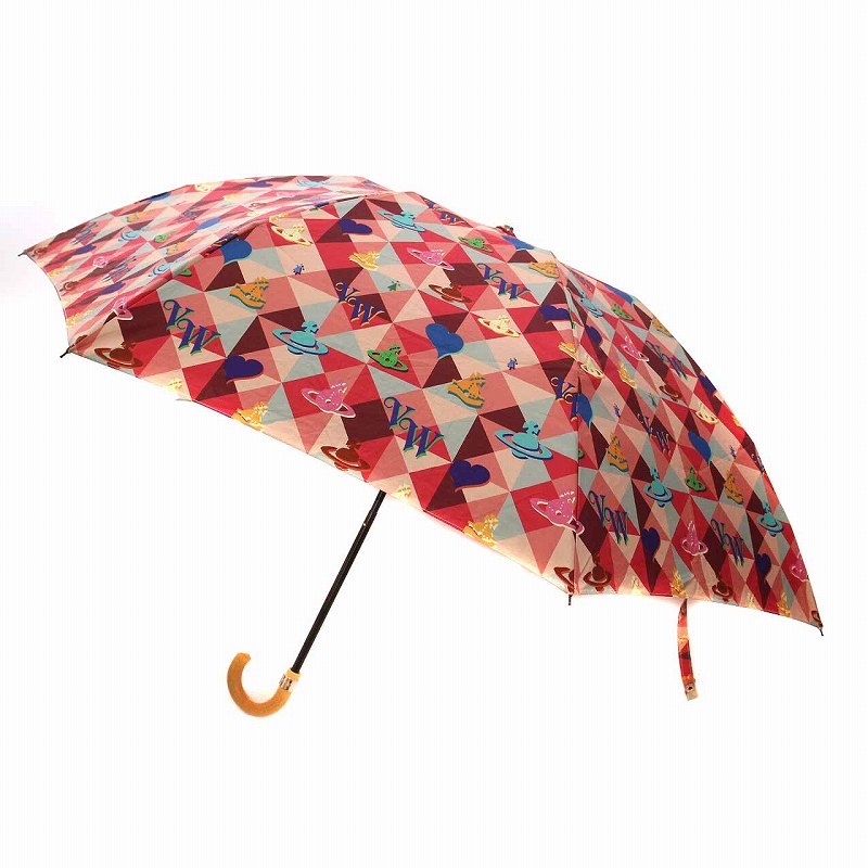 ヴィヴィアンウエストウッド Vivienne Westwood 雨傘 折りたたみ傘  