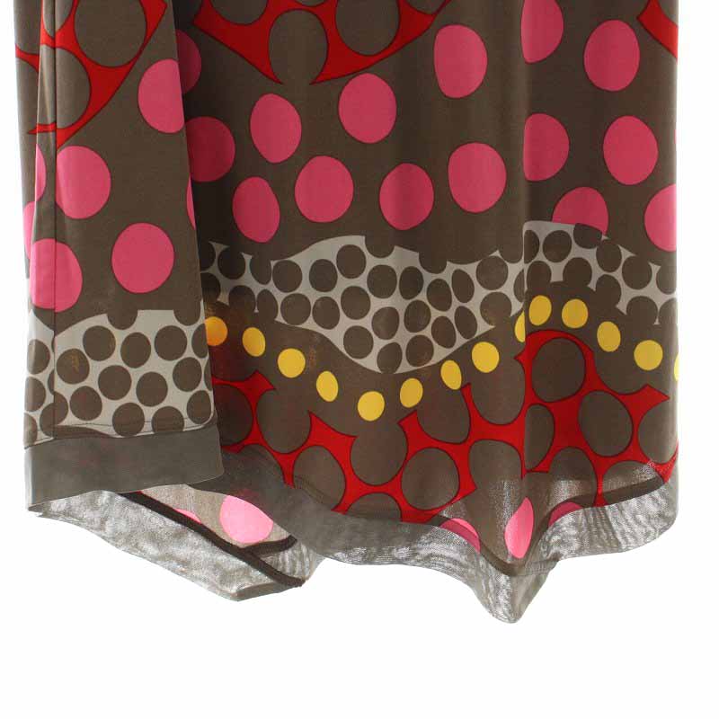 【新品＊タグ付き❣️】TOKUKOプルミエヴォル＊スカート(ペチコート付き) TOKUKO 1er Vol 総柄ペチコート付