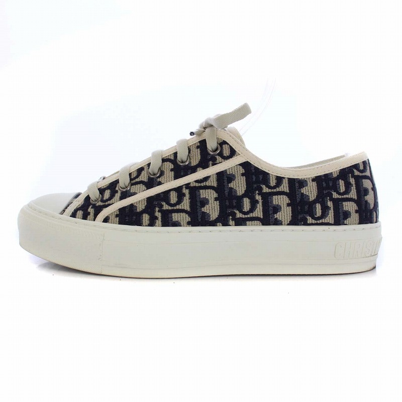 クリスチャンディオール Christian Dior Canvas Oblique Walk