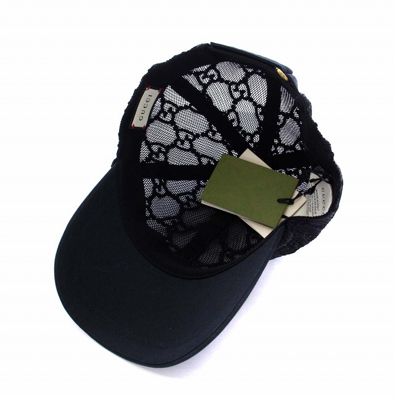 未使用品 グッチ GUCCI 21AW GGエンブロイダリー ベースボール 