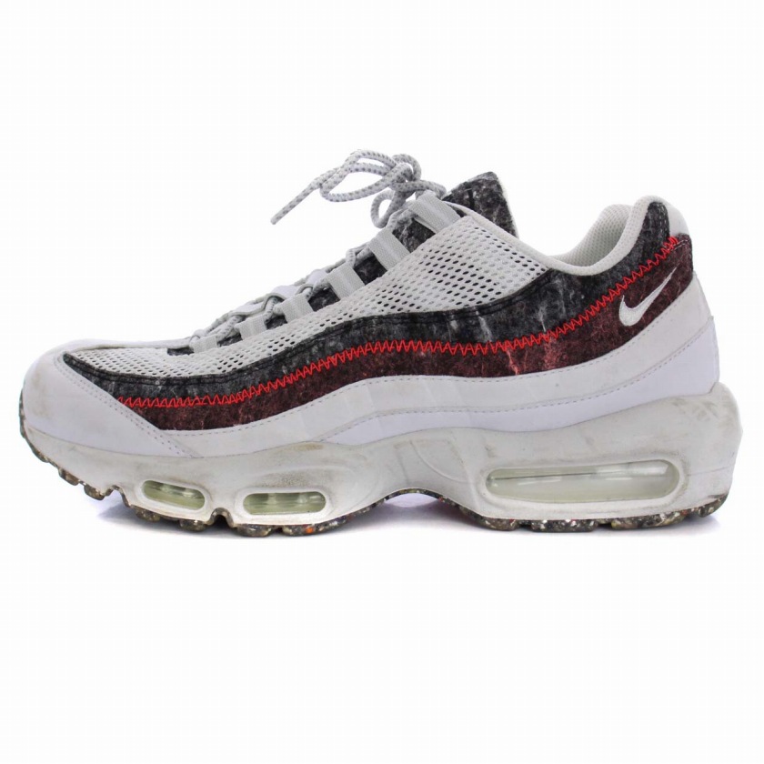 ナイキ NIKE AIR MAX 95 WHITE PHOTON DUST BRIGHT CRIMSON エア 