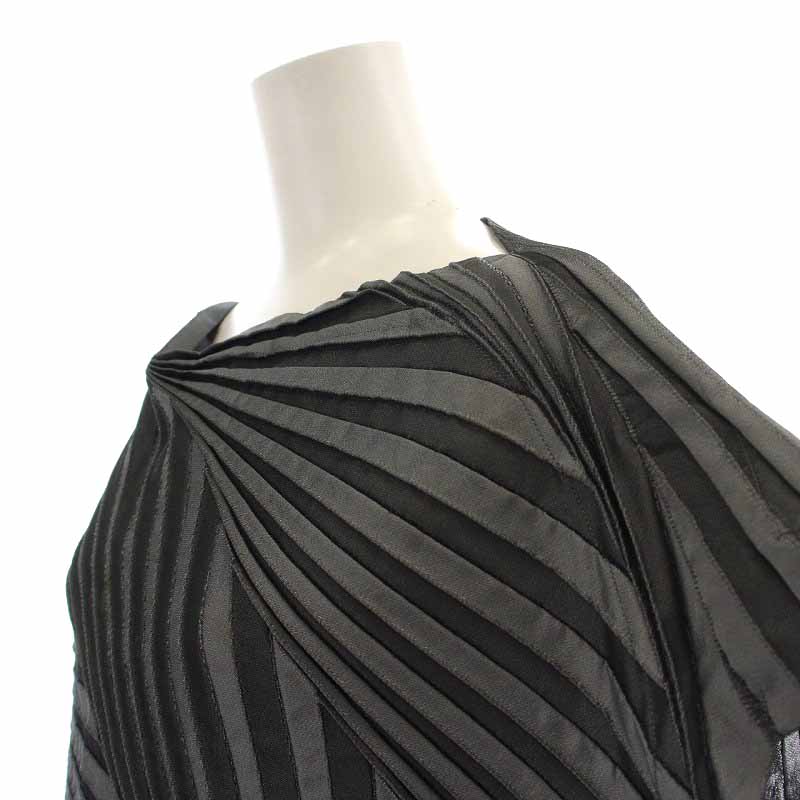 イッセイミヤケ ISSEY MIYAKE カットソー 3Dスチーム プリーツ 変形 