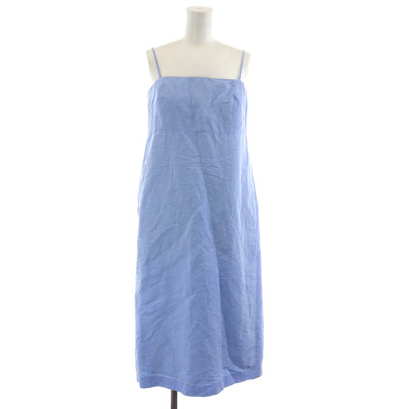 ウィムガゼット Whim Gazette GEMINI ベアワンピース ひざ丈 麻 リネン  