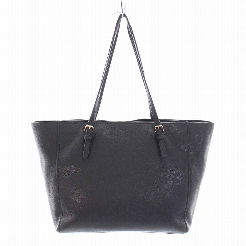 コーチ COACH トートバッグ レザー ゴールド金具 紺 ネイビー F1647