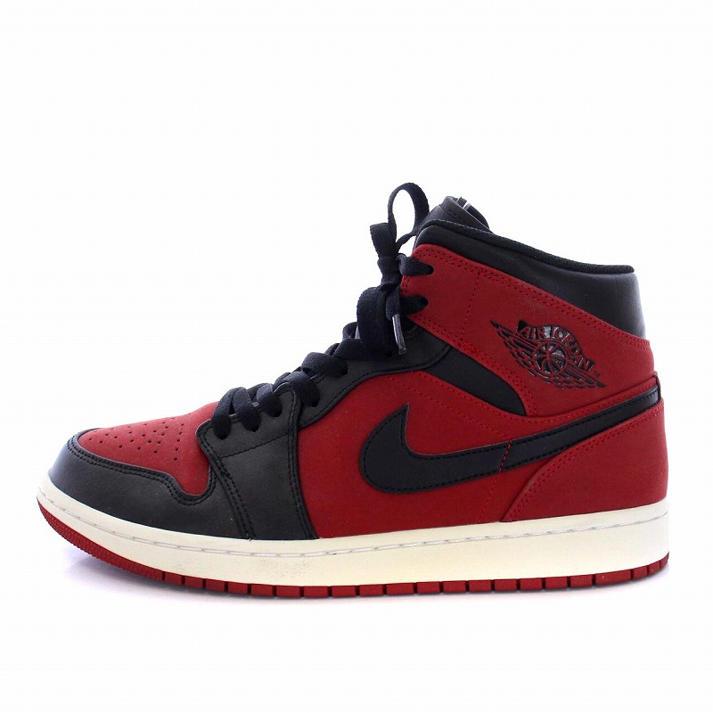 ナイキ NIKE AIR JORDAN 1 MID GYM RED BLACK エアジョーダン1 ミッド 