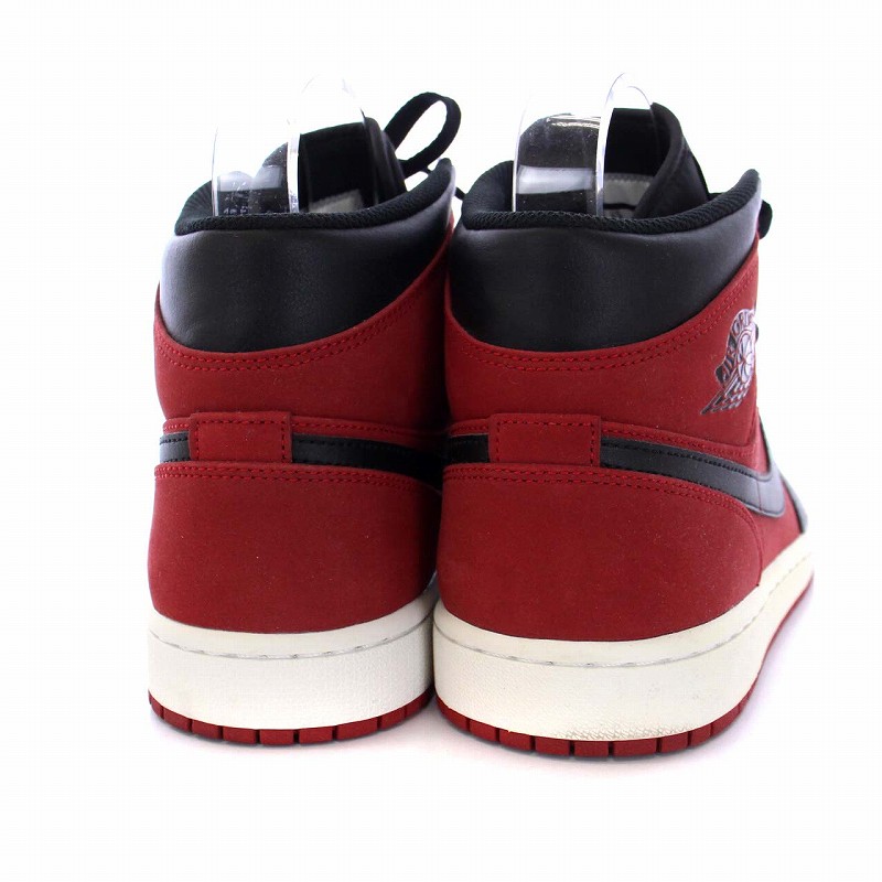 NIKE AIR JORDAN 1 BLACK GYMRED 新品未使用 Nike Women's Air Jordan 1 Mid 