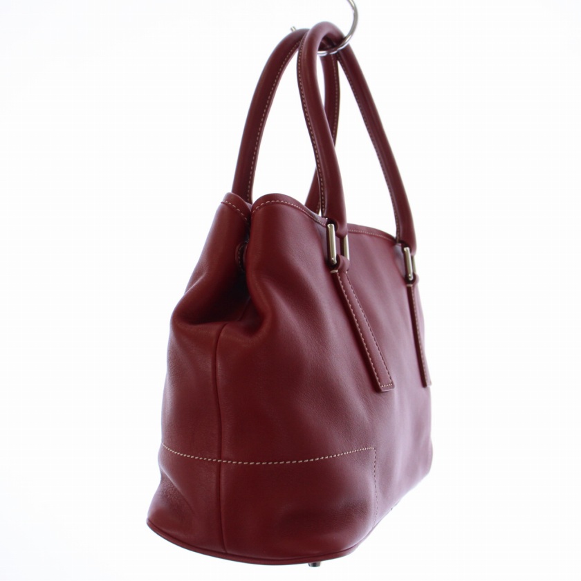 コーチ COACH ハンドバッグ トートバッグ レザー 赤 レッド 7755 /BM