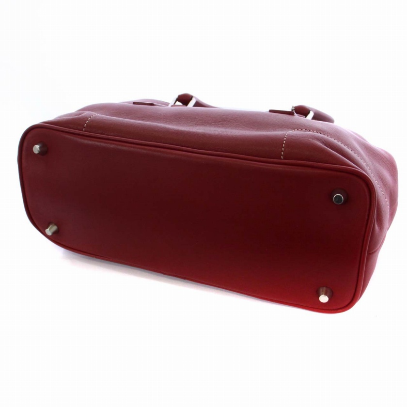 コーチ COACH ハンドバッグ トートバッグ レザー 赤 レッド 7755 /BM 