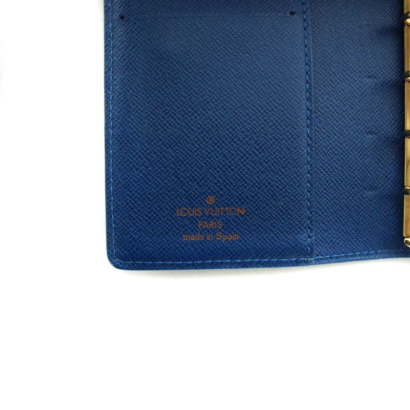 Louis Vuitton エピレザー 手帳カバー ブルー LOUIS VUITTON ルイ ヴィトン 手帳カバー エピ アジェンダMM