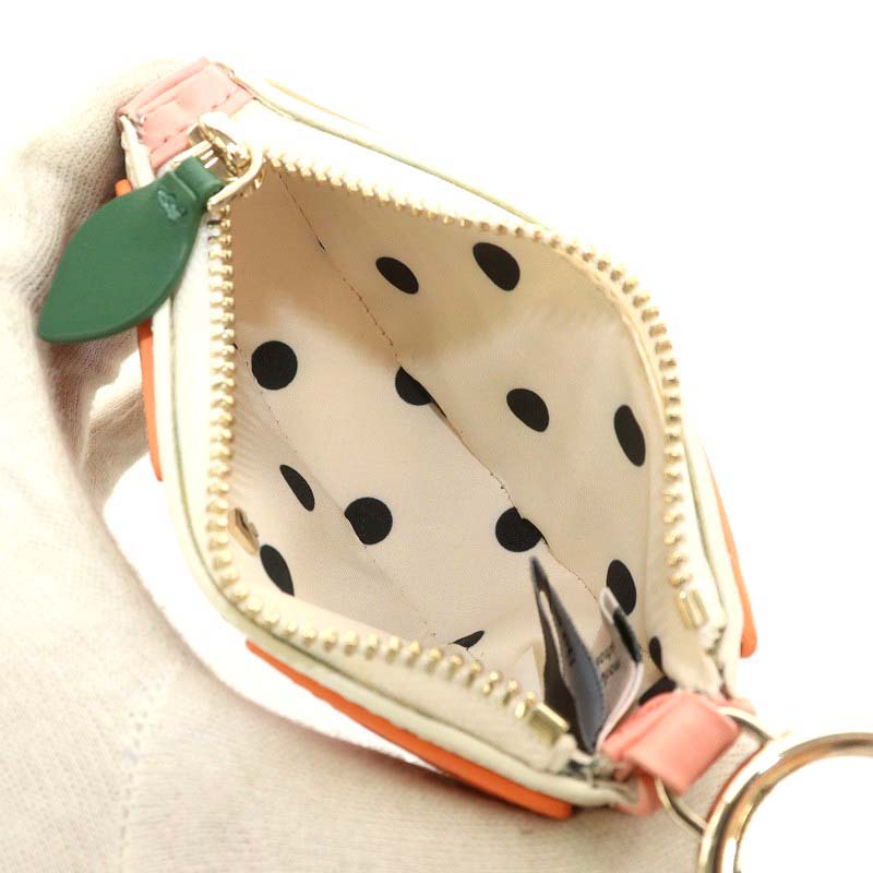 美品　ケイトスペード　kate spade　コインケース　グレープフルーツ kate spade NEW YORK ケイトスペード 小銭入れ katespade ピンク