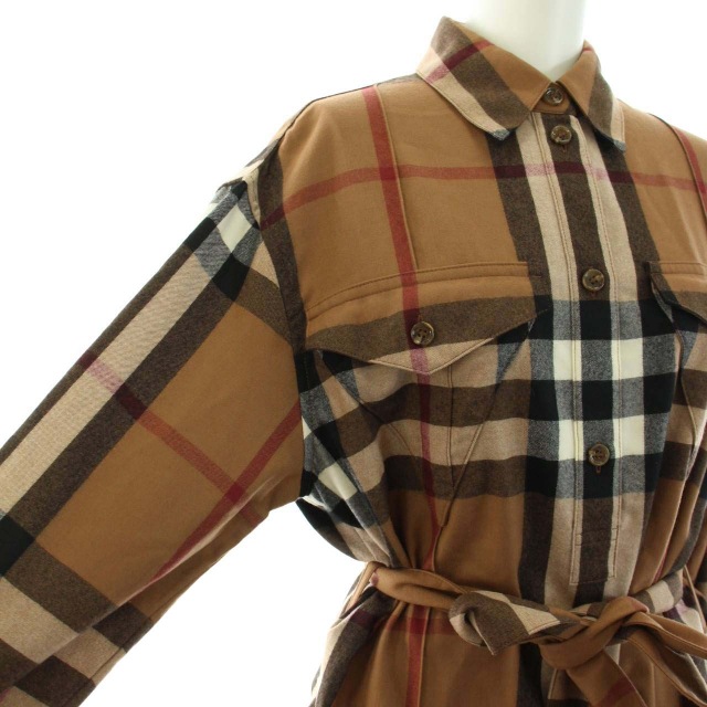 未使用品 バーバリー BURBERRY タグ付き ワンピース シャツワンピ ノバ