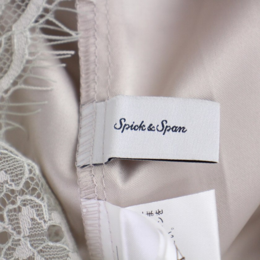 スピック&スパン Spick&Span 20AW ラッセルレーススカート タイト  