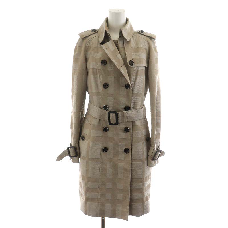 Burberry バーバリー ベージュ トレンチコート チェック柄 Burberry